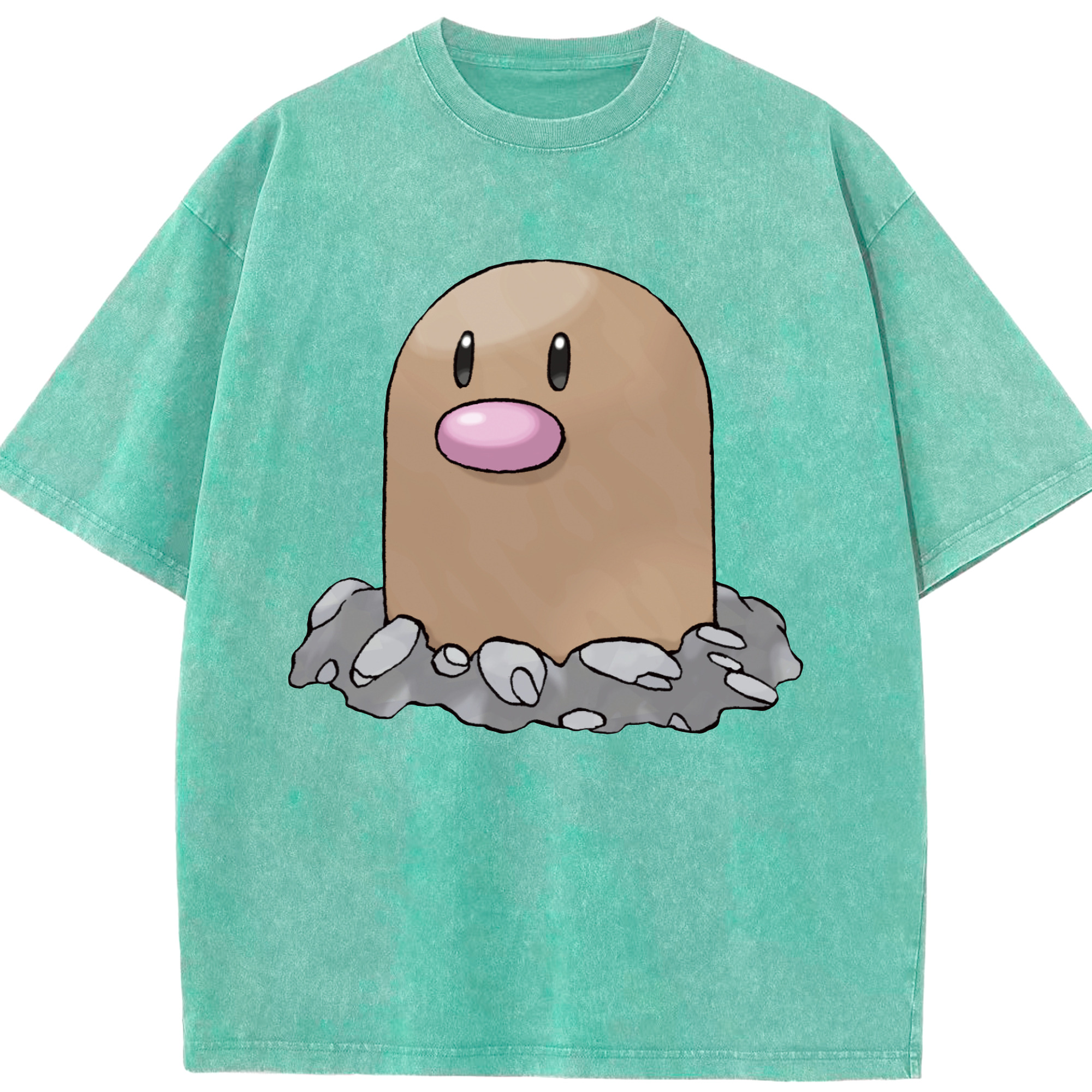 （画像用） ポケットモンスター Pokémon 綿100% ヴィンテージ風 半袖Tシャツ（フロントプリント）